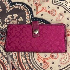 Coach slim wallet
